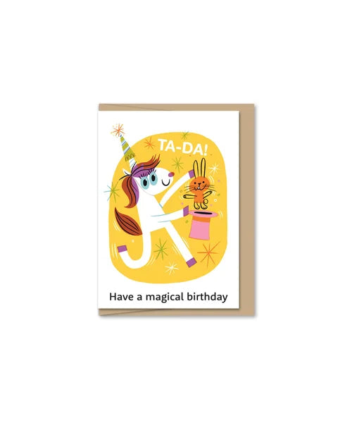 Mini Greeting Card - Magical B'Day