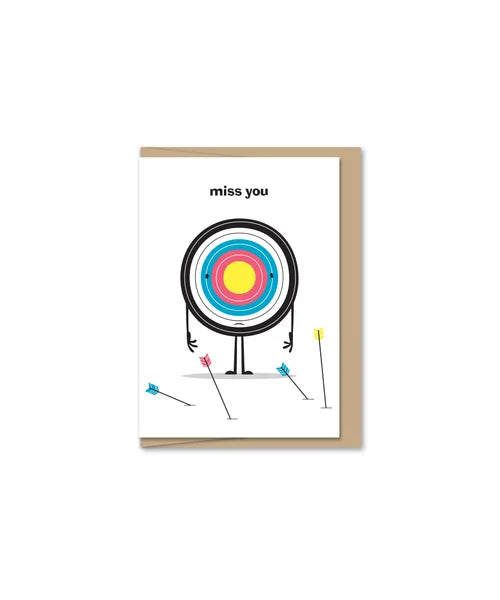 Mini Greeting Card - Miss You