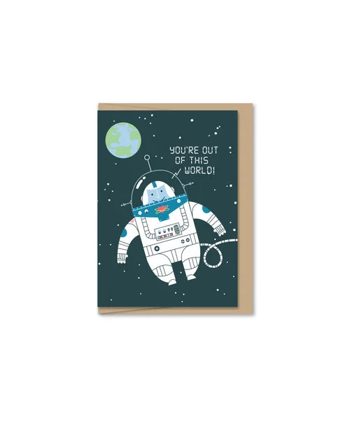 Mini Greeting Card - Outta This World