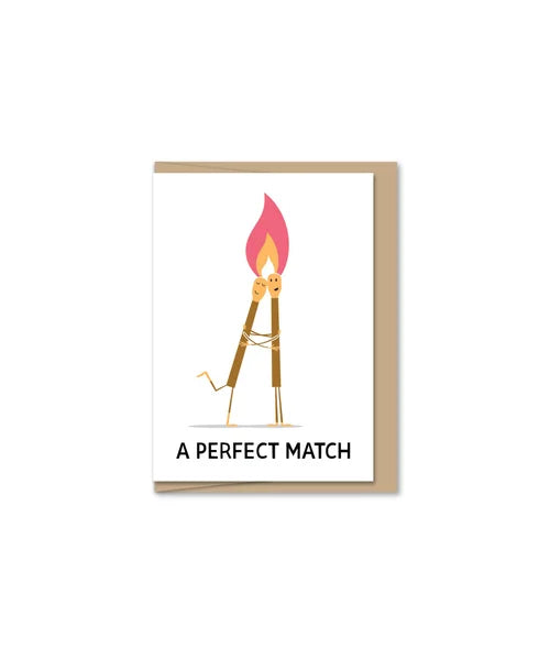 Mini Greeting Card - Perfect Match