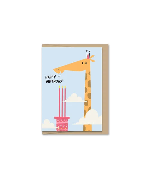 Mini Greeting Card - Tall B'Day