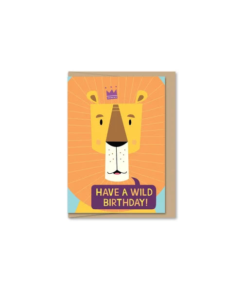Mini Greeting Card - Wild Birthday