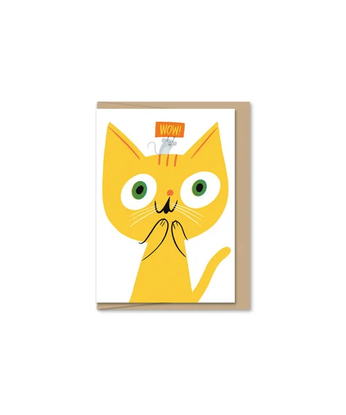 Mini Greeting Card - Wow!