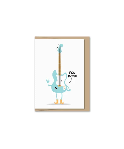 Mini Greeting Card - You Rock