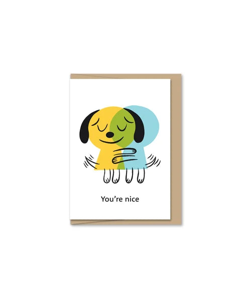 Mini Greeting Card - You're Nice