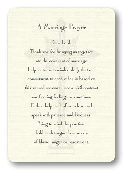 Prayer Cards for Marriage