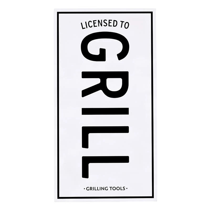 Licensed to Grill Natural BBQ Tools Book Box