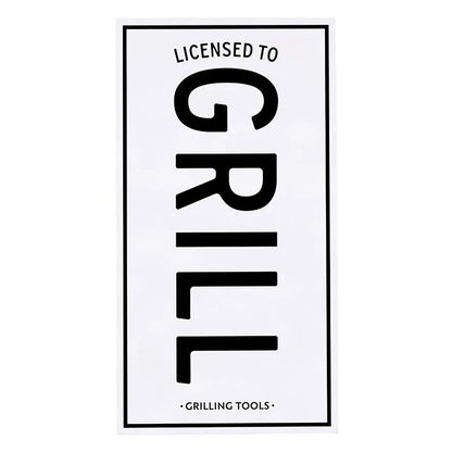 Licensed to Grill Natural BBQ Tools Book Box