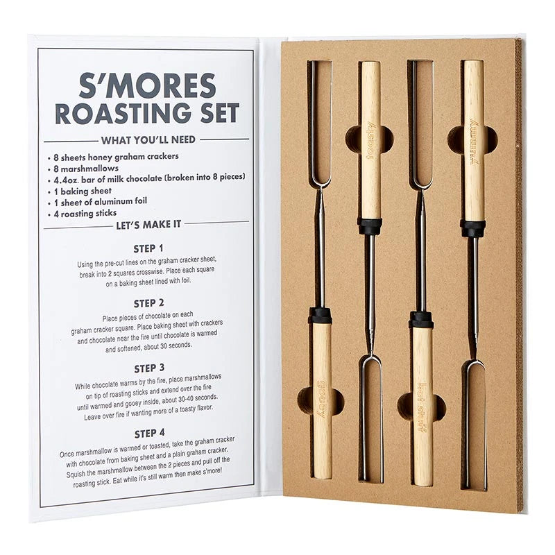 Gimmie S'mores Face to Face S'mores Roasting Set Book Box