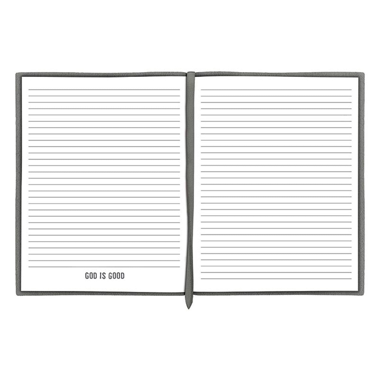 Face to Face Suede Journal - Be Still