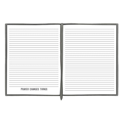Face to Face Suede Journal - Be Still