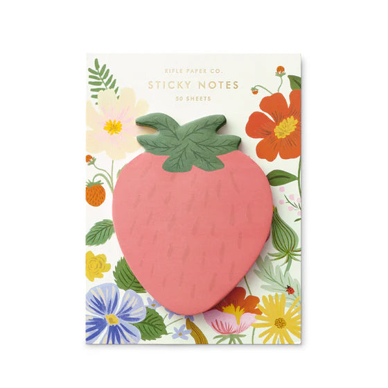Strawberry Sticky Notes