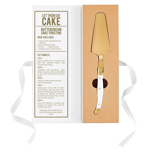 Let Them Eat Cake Server Set Book Box