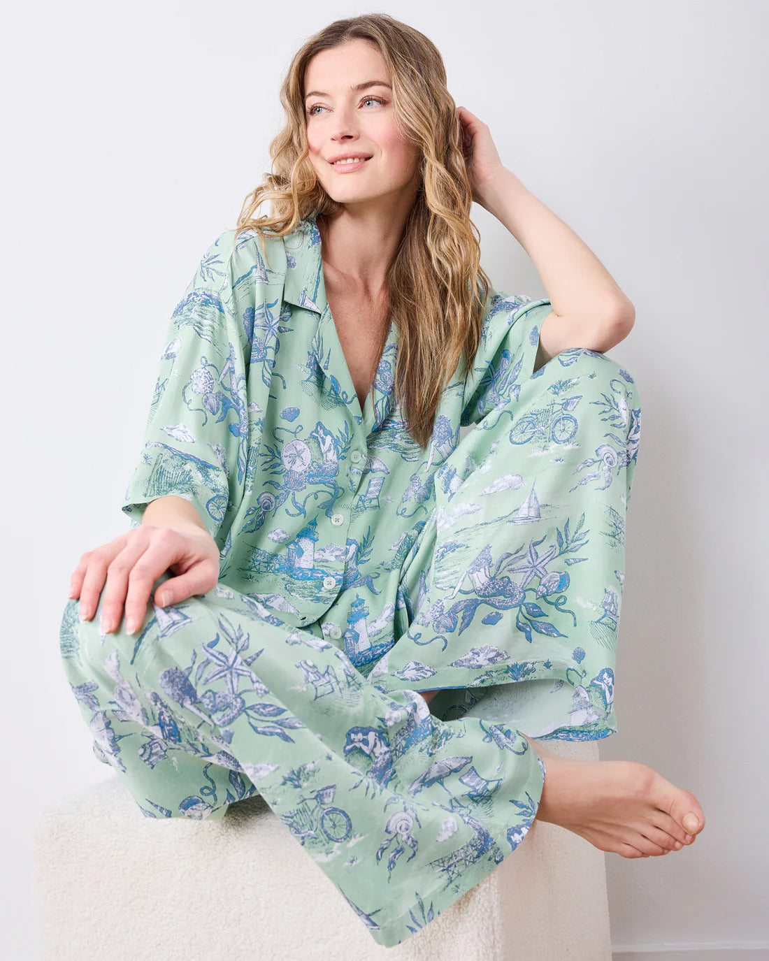 Eco Satin Wildest Dreams Set - Mermaid Toile