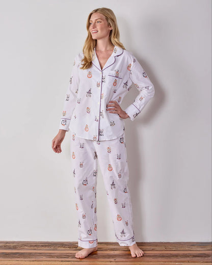 Halloween Hounds Long PJ Set - Medium