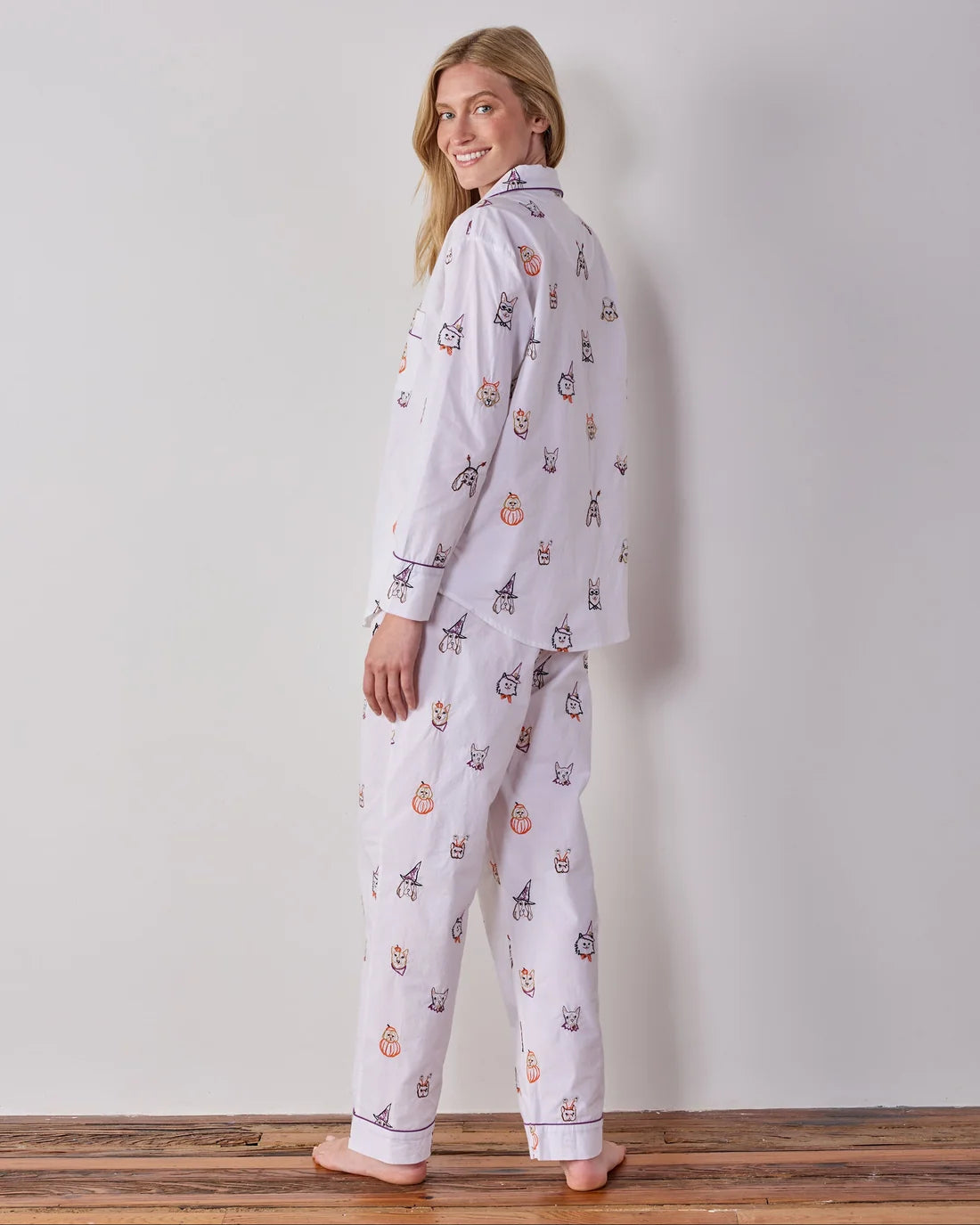 Halloween Hounds Long PJ Set - Medium