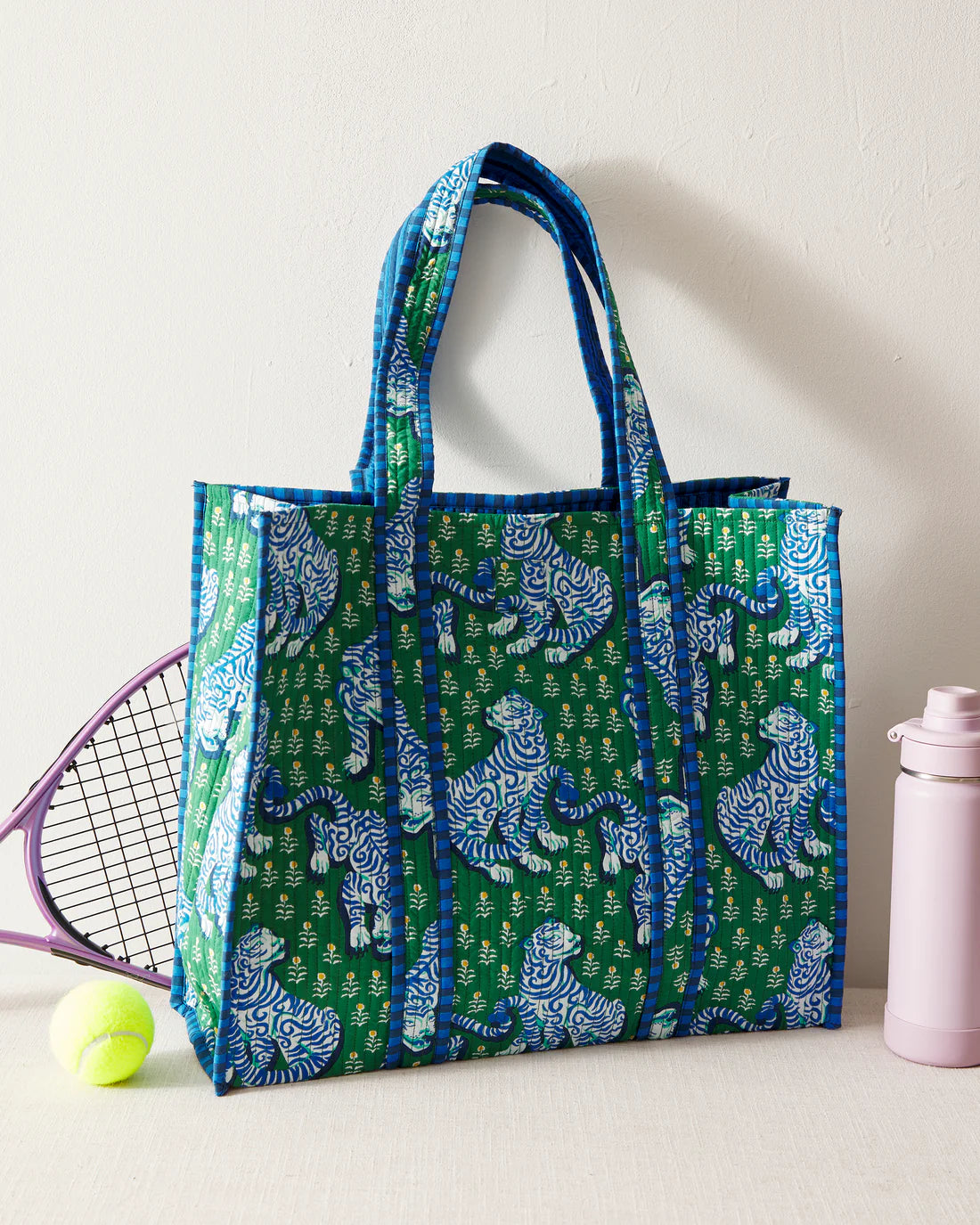 Traveler Tote - Jade Tiger Queen
