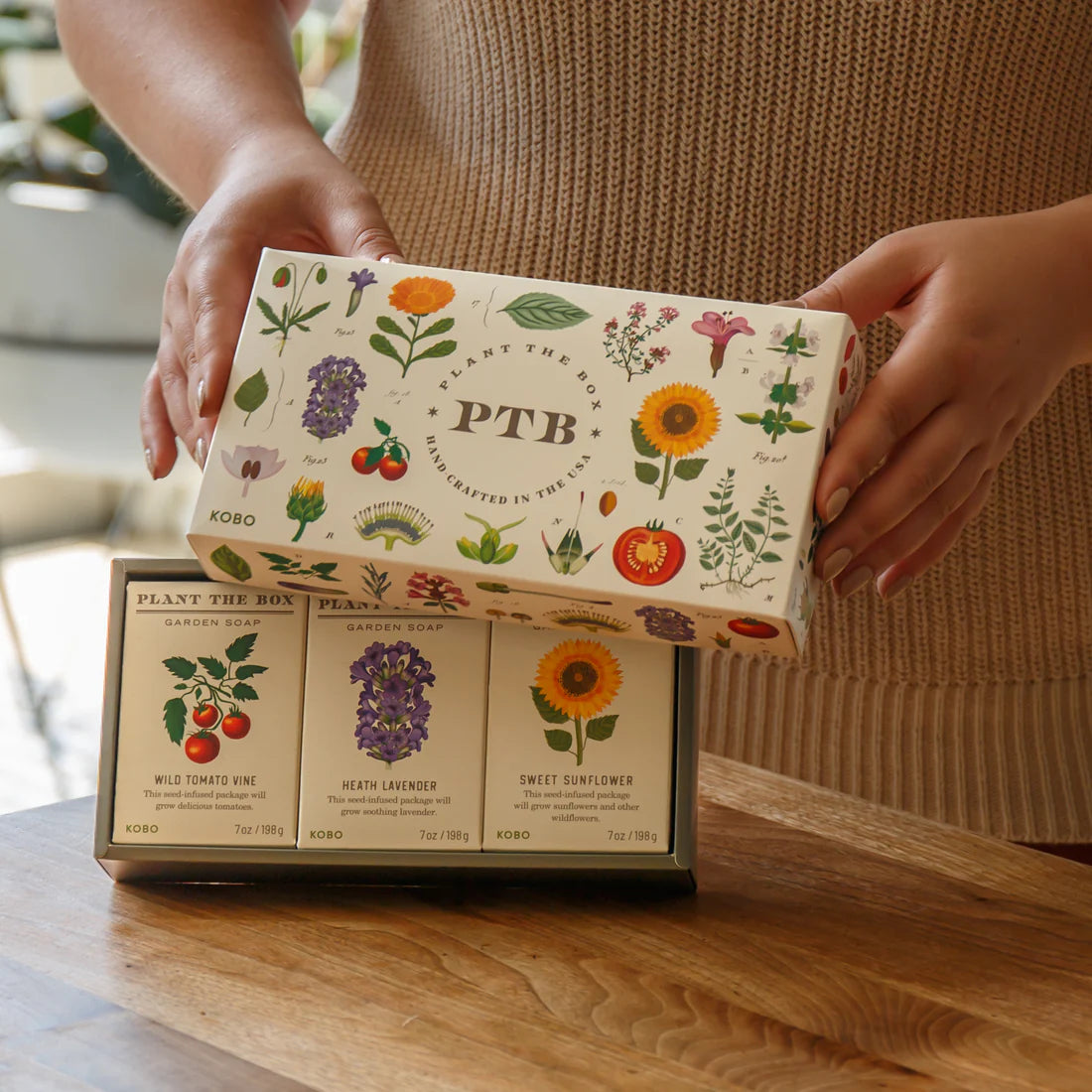 Plant the Box Bar Soap Trio Gift Set