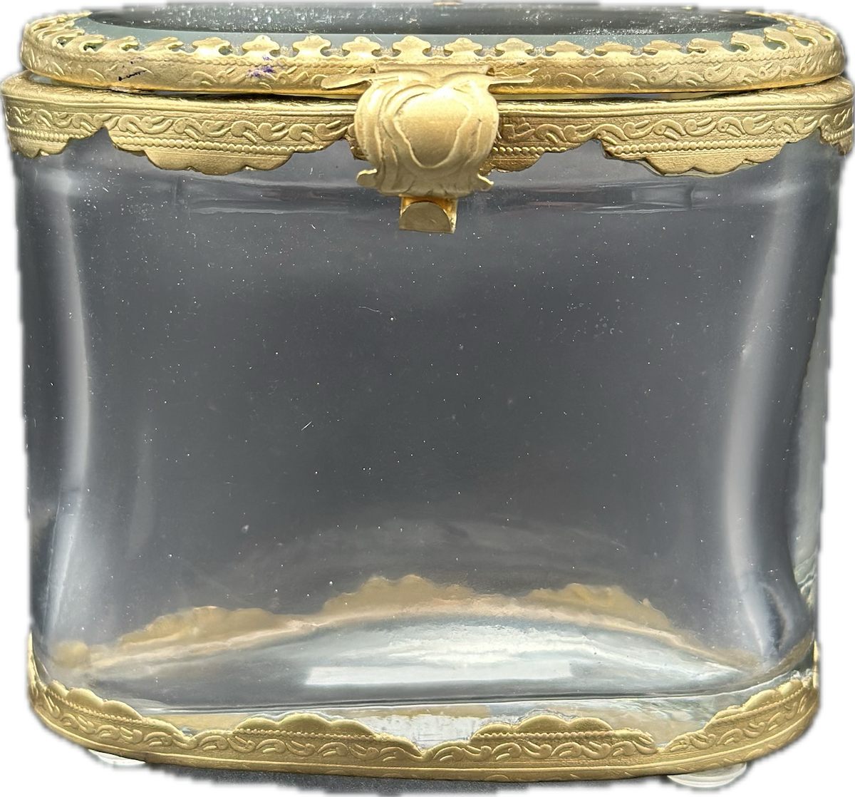 Large Oval Glass Box