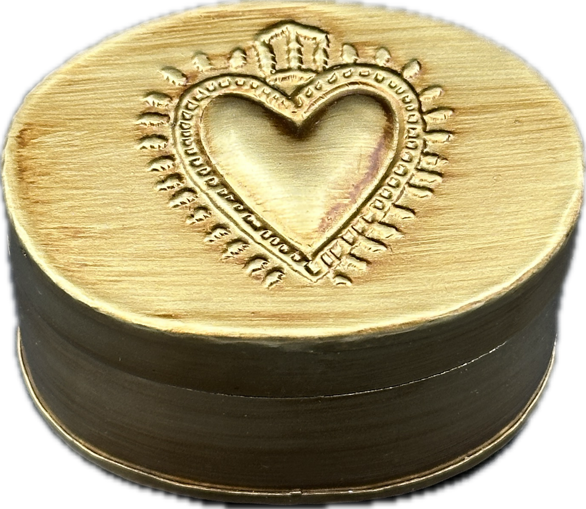 Heart Oval Trinket Box
