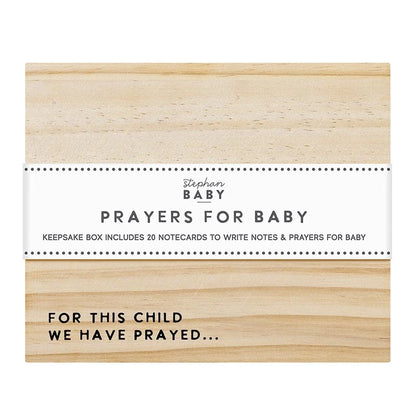 Letter Keepsake Box - For This Child We Have Prayed