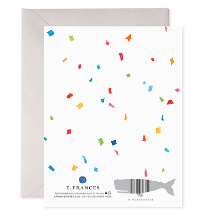 Colorful Congrats Card with Envelope