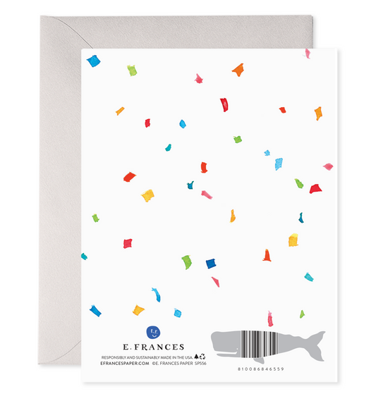 Colorful Congrats Card with Envelope
