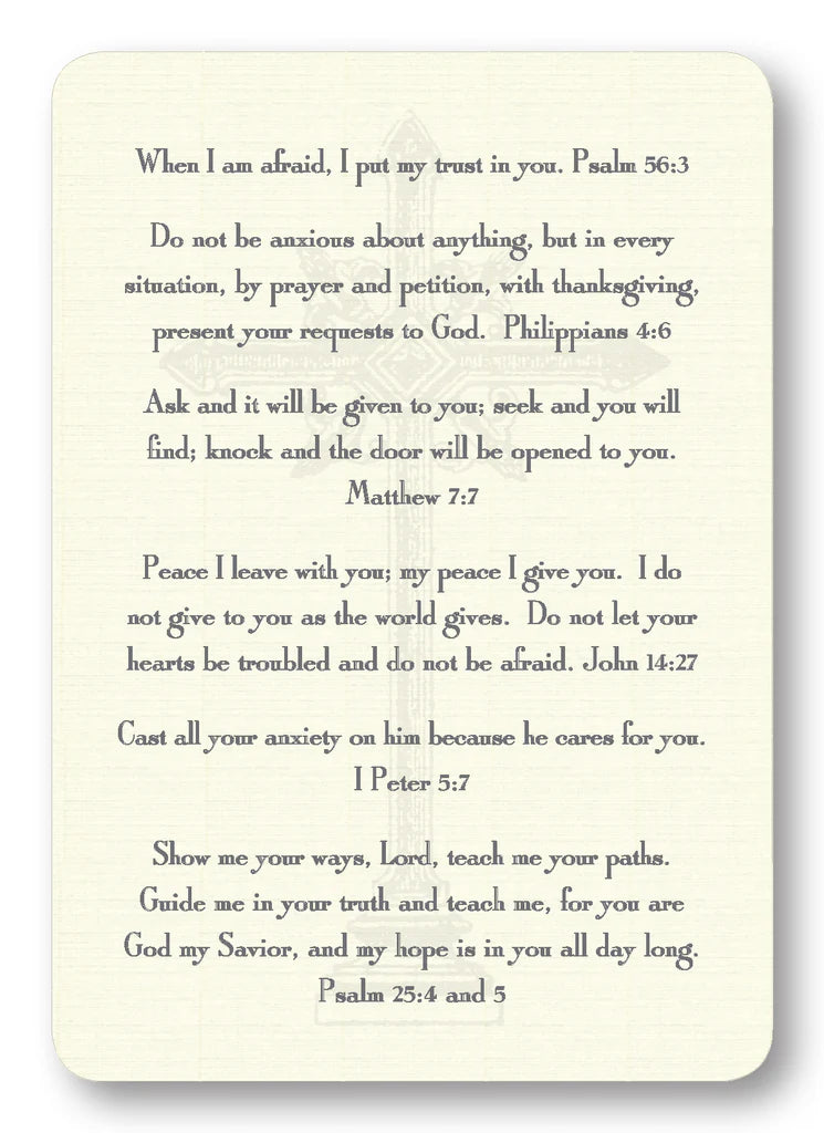 Verse Cards for Stress