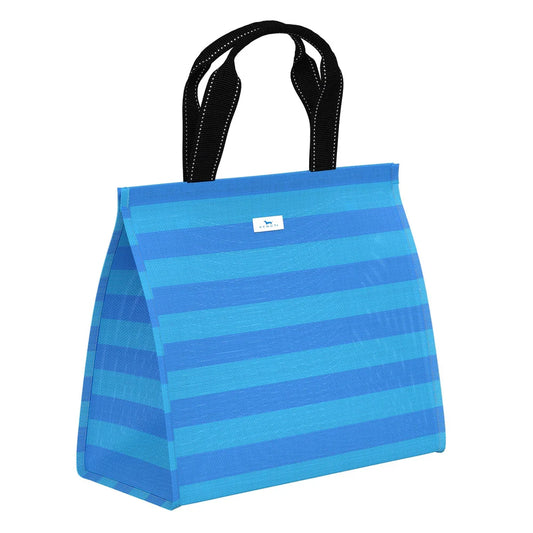 Cold Shoulder Cooler Tote - French Blue and Pool