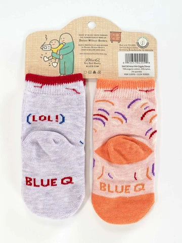 Wait 'til You Hear Me Giggle./ Just Sleep When I Sleep. Lol. Baby Socks