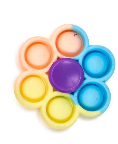 Flower Shaped Fidget Spinner Poppers