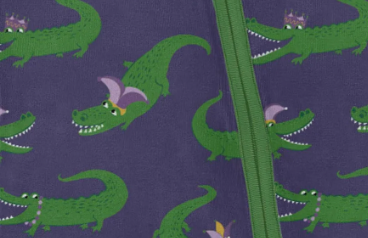 Gator Krewe Long Sleeve Zip Pajama