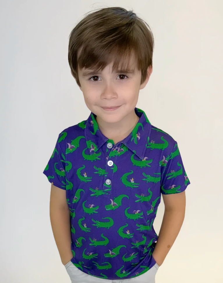 Gator Krewe Short Sleeve Polo Shirt