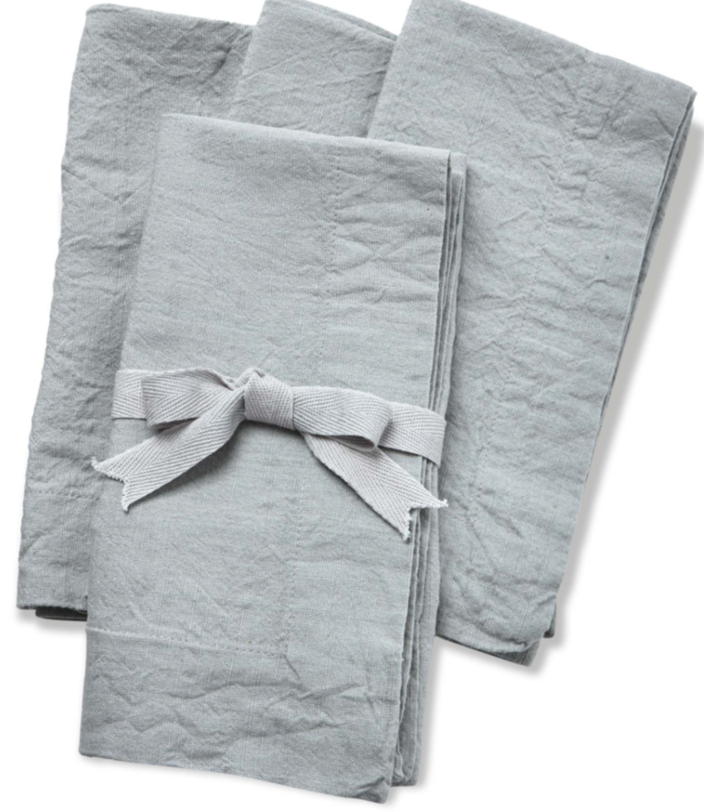 Threads Slub Napkin Set of 4 - Light Blue