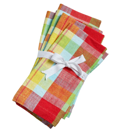 Fresh Pick Plaid Napkin Set of 4