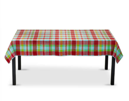 Fresh Pick Plaid Tablecloth