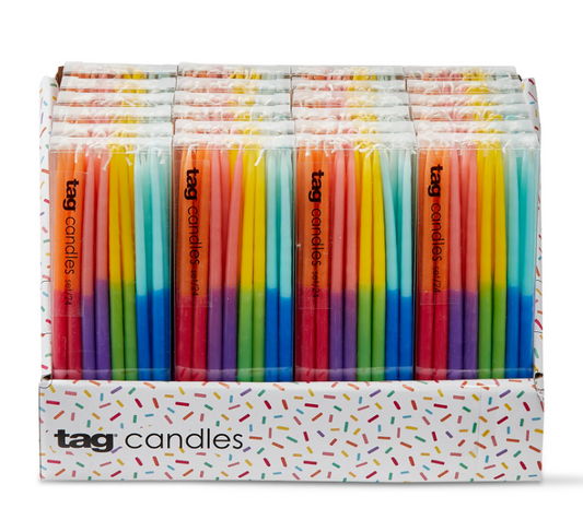 Assorted Two Tone Tapers