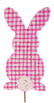 Pink Gingham Bunny