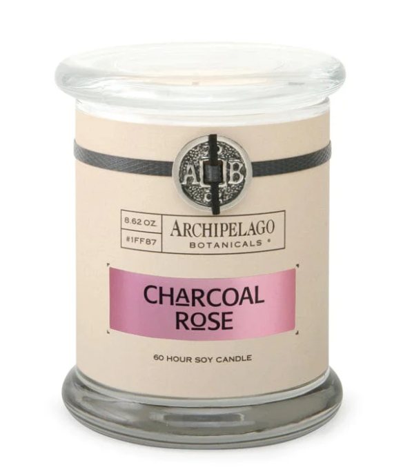 Jar Candle - Charcoal Rose