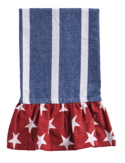 Americana Hand Towel - Blue Stripe