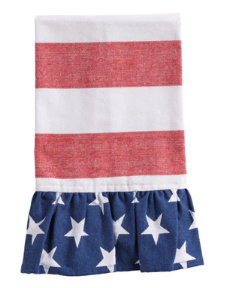 Americana Hand Towel - Red Stripe