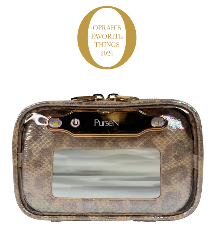 Litt Mini Mirror Case - Glimmer Leopard