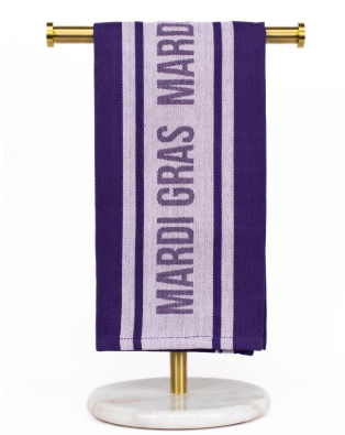 Mardi Gras Jacquard Hand Towel