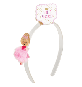 Ballerina Acrylic Headband - Light Pink