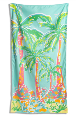 Giant Beach Towel - Caribbean Palm