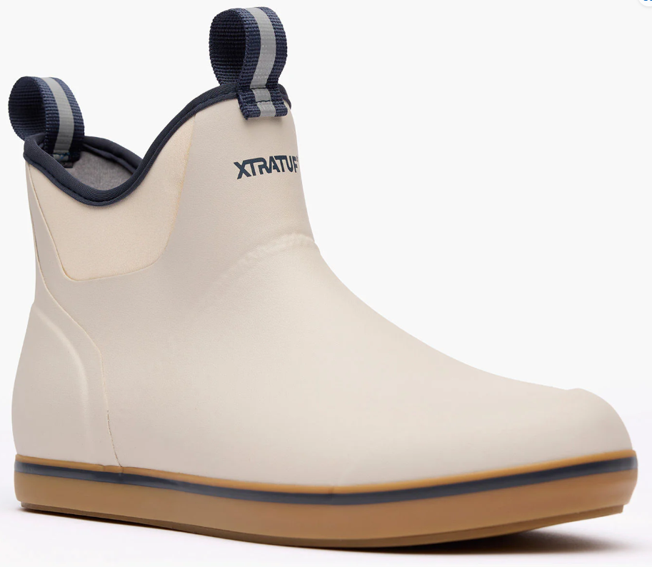 Men's Ankle Deck Boots - Ivory Navy