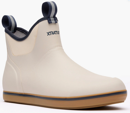 Men's Ankle Deck Boots - Ivory Navy