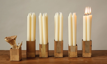 10" Unscented Taper Candles
