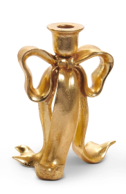 9" Bow Candlestick - Medium