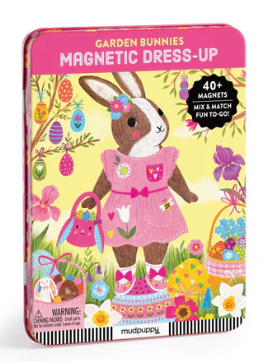 Garden Bunnies Magnetic Dress-Up